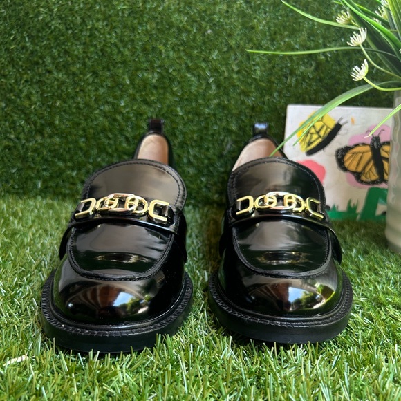 Sam Edelman christy black patent Leather loafers Size 9.5 womens gently us… - Picture 7 of 16